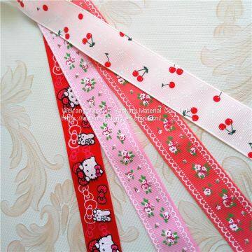 Hot Sale Promotional Pretty Printed Grosgrain Ribbon Wholesale photo-5