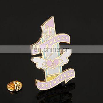 Hard enamel lovely Lapel Pin, Wholesale Unique Lapel Pin