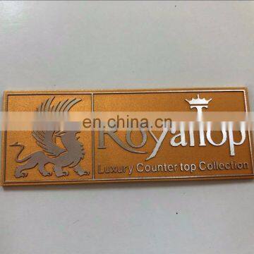 Classic Gold Metal Logo Label for Furniture