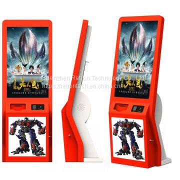 High quality 32 inch touch screen lobby standing alone cinema ticket vending Kiosk