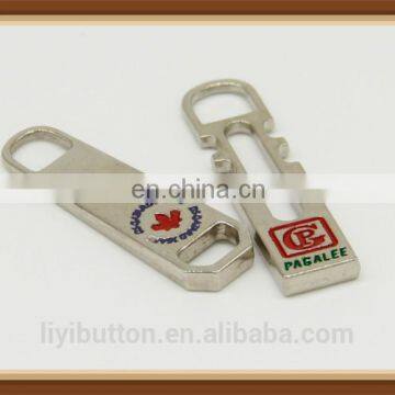 Fashion Design Metal Zinc Alloy Zipper Puller With Good Shape for Garment photo-2