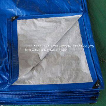 BLUE/WHITE PE TARPAULIN