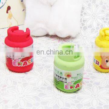 funny kitchen eraser toy Gas Tank shape TPR rubber