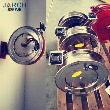 Spring Loaded Stainless Steel power cord reel for industry