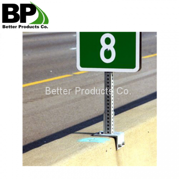 Perforated Square Tubing Square Street Sign Posts