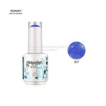 RONIKI Fur Effect Gel Polish,Nail Matte Gel Polish,Nail Painting Color Gel,Frosted Surface Gel photo-4