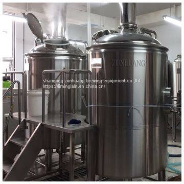ZHET- 500L Barley Malt Fermented Equipment Draft Beer Brewing Equipment for Sale photo-3