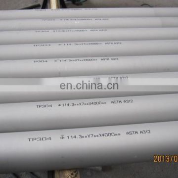 Black stockings tubes 6" 8" 12" SCH 40 80 astm a312 tp316l stainless steel seamless pipe