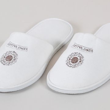 ELIYA Cloth Wholesale Disposable White Terry Towel Eva Sole Spa Hotel Slipper