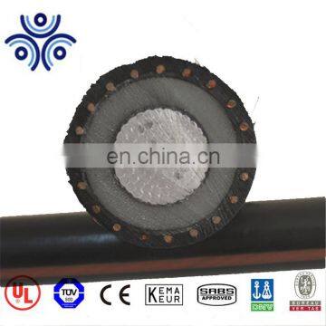 UL1072 MV-90/105 15KV single core EPR XLPE insulated 100% URD power cable aluminum conductor cable in China