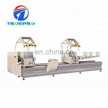 CNC double head precision cutting saw fabrication aluminum window door