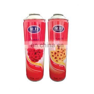 China custom air freshener 480ml and empty aerosol can