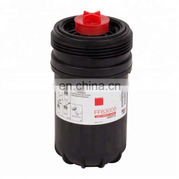 Factory Price Truck Excavator Engine Spare Parts Plastic Fuel Filter FF63009