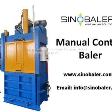 Manual Control Baler Machine