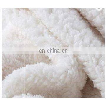 100% Polyester Sherpa Flannel Blanket Two Sides Brushed Cozy Fleece Throw photo-6