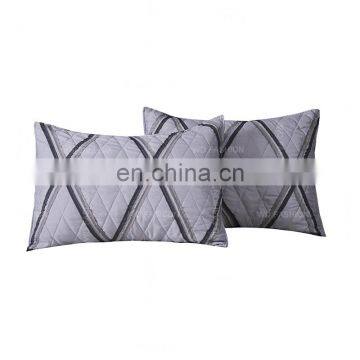 Patchwork Reversible Queen 90gsm Microfiber Fabric Quilt Bedspread Set photo-5