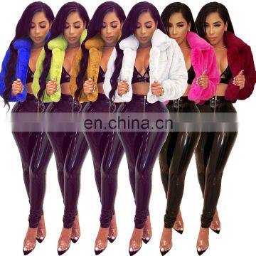 Hot Selling Women Winter Fleece Bomber Jackets and Coats photo-2