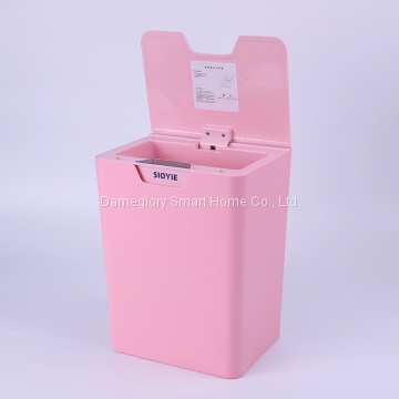 Smart Trash Can Waste Bin Dustbin X2 16L Touch Flip, Knee Induction Flip