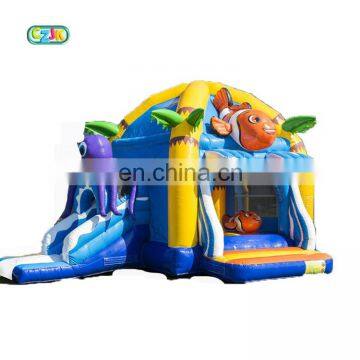 sea world seaworld creatures jumper inflatable slide combo bouncing bouncy castle