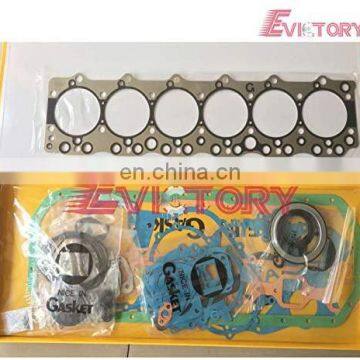 for Isuzu 6BG1T 6BG1-TC Engine Gasket Bearing Piston Liner Rebuild Kit
