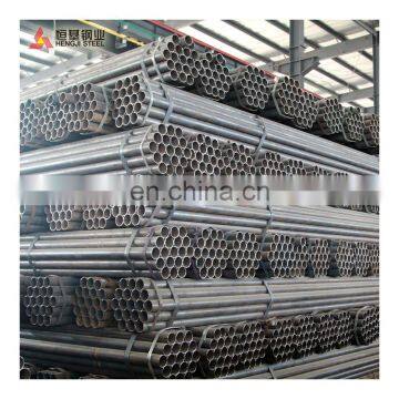 Manufacturer iBuilding Material Q345 Q235B ERW Black Round Steel Welded Pipe