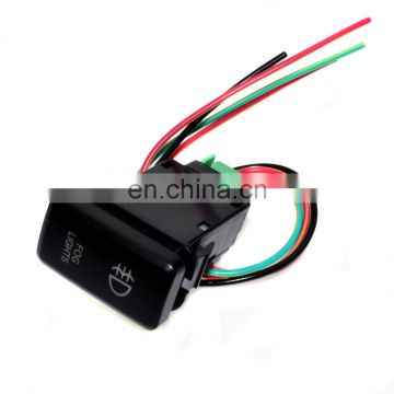 12V Push Switch Red LED Fog Light For Toyota FJ Cruiser Fortuner Hilux Tacoma Red Light