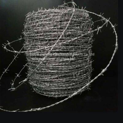 14 Gauge Galvanized Barbed Wire/plastic Barbed Wire in High Quality photo-2