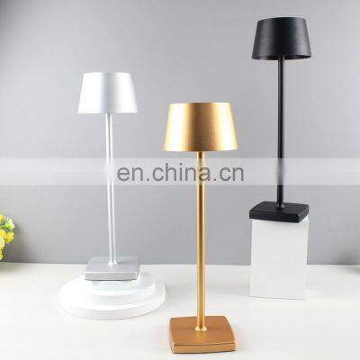 high-quality  amazon aluminium  table lamp light led desk lamps usb led saving energy table lamp for hotel or restaurant