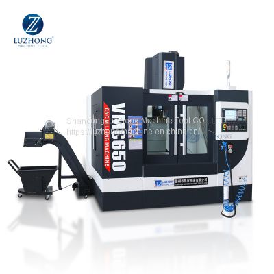 VMC650 Luzhong 4 axis popular CNC milling vertical machinining center Mitsubishi controller