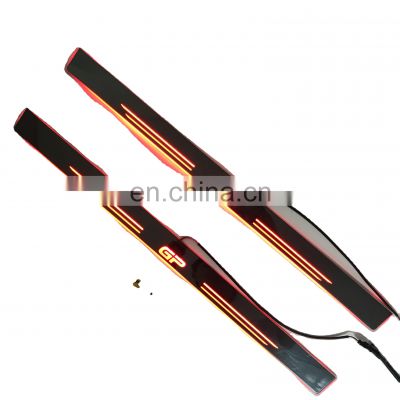 Led Door Sill Plate Strip for mini gp dynamic sequential style step light door decoration step