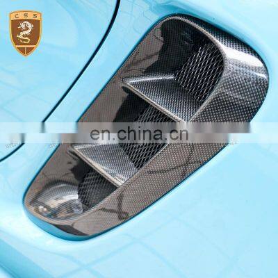 Wholesale Carbon Fiber Side Fenders Air Vents For Porsche 718 Boxster Cayman