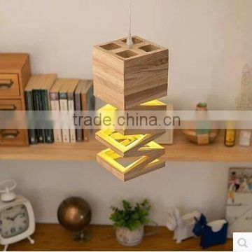 New style hot sale wood hanging lamp