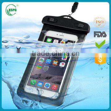 Hot sale and high quality PVC Phone Waterproof Bag For iPhone 6 For iPhone 6 Plus ,Waterproof Bag For Smart Phone