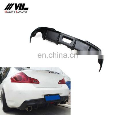 G37 Fiberglass Rear Bumper Diffuser for Infiniti G37 Sedan 4D