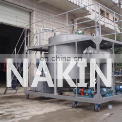 Car black oil recycling machine, mini waste oil refining plant