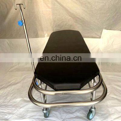 Factory Price Stainless Steel Ambulance Emergency Patient Transport Stretcher for Hospital photo-3