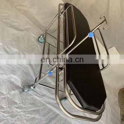 Factory Price Stainless Steel Ambulance Emergency Patient Transport Stretcher for Hospital photo-4