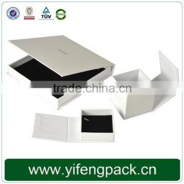 Luxury Cardboard Velvet Custom Logo Printed Paper Jewelry Box photo-5
