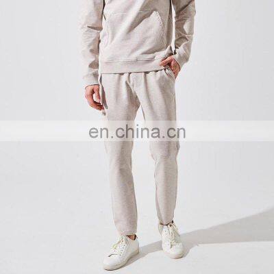 custom high quality cheap solid color warm winter 100% cotton black joggers oversized for men