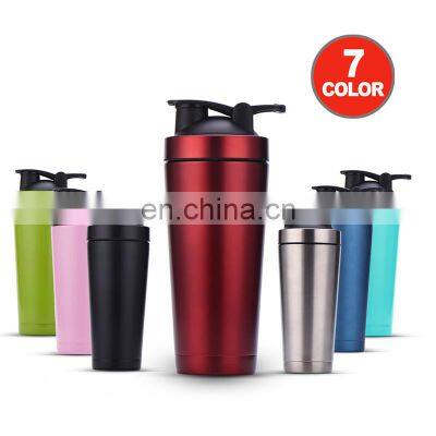 500ml Stainless Steel Milkshake Mixing Protein Shaker Bottle photo-4