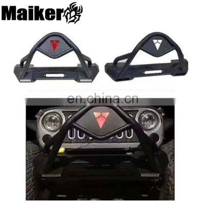 New design Front bumper Bull bar with LED light fit for Jeep Wrangler JK JL truck accessories