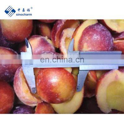 Sinocharm New Crop BRC-A Certified Sweet Crisp IQF Frozen Halve Plum Peach