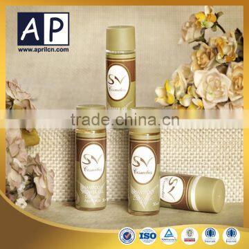 substantial travel hotel soap and shampoo bottles