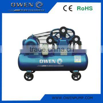 7.5HP W type Portable piston belt industrial air compressor with CE,ROHS