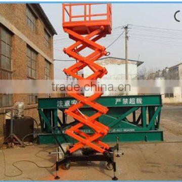 scissor design type aerial boom mobile scissor lift table