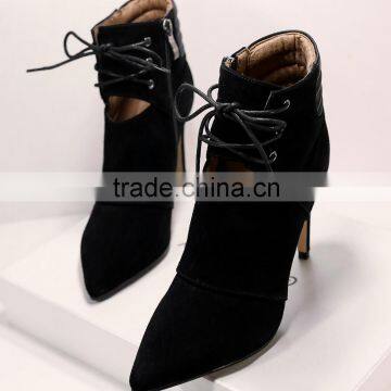 C89225A Women Genuine Leather Ankle Boots Lady Boots Lady Shoes Big Size Genuine Leather Shoes photo-2