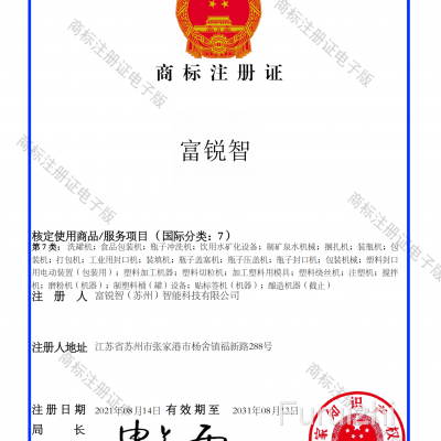 trademark registration certificate