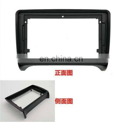 For 2010 TT car central control large screen console DVD stereo frame installation kit With Power Cable