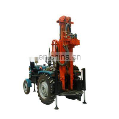 200m pneumatic tractor mounted water well drilling rig machine price