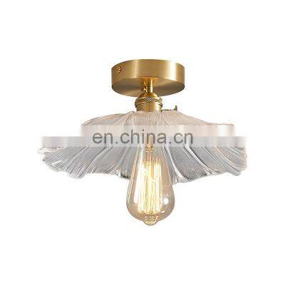 Modern Glass Ceiling Light For Home Hotel Bedroom Decoration Design Pendant Lamp